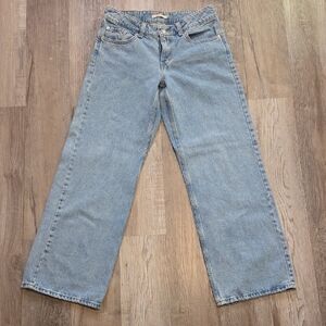 Levis Superlow Wide Leg Jeans